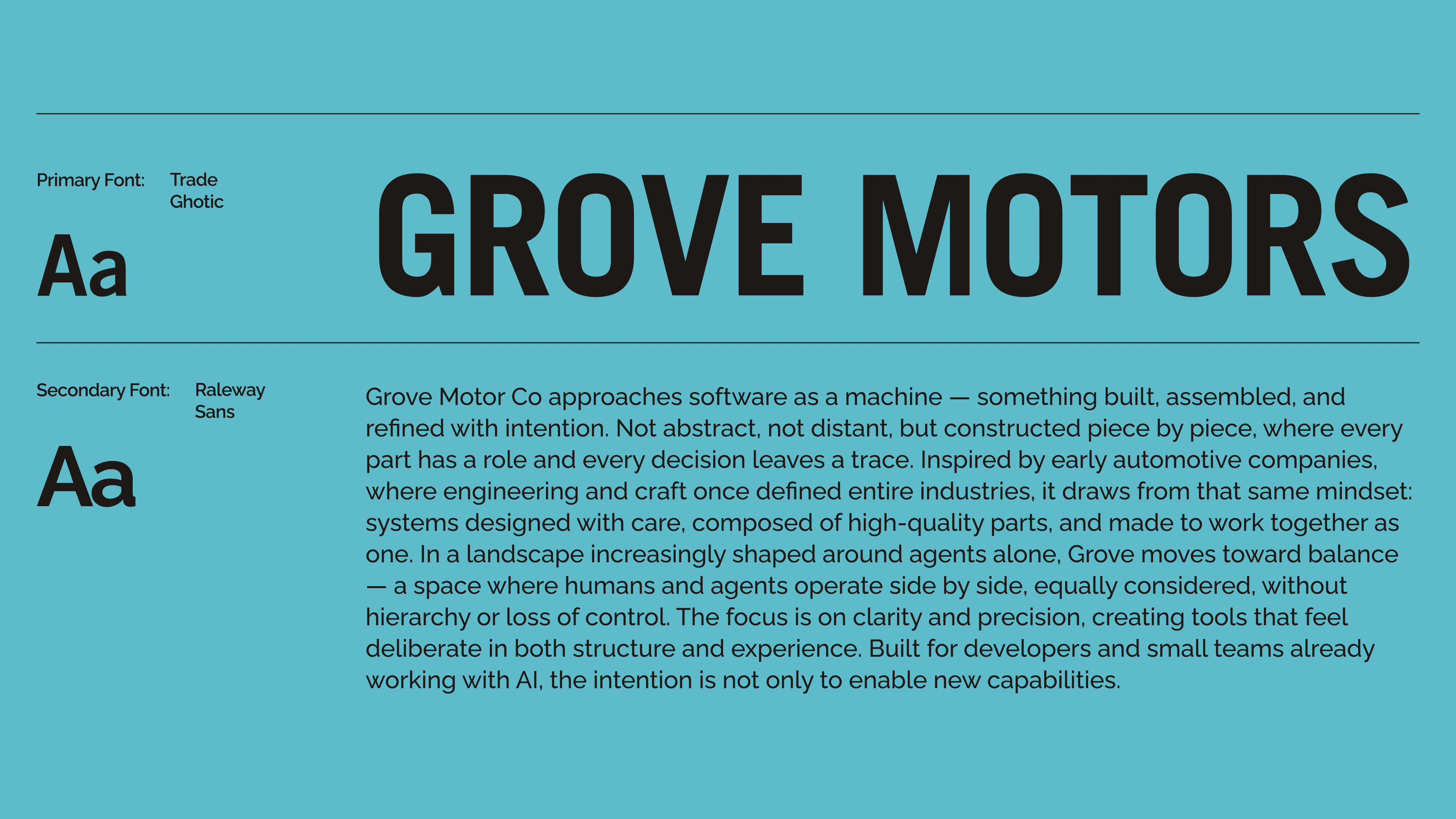 Grove Motor Co — 14 | Kundo Studio